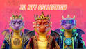 create high quality 3d character nft art model collection
