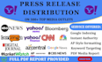do press release press release distribution  submit press release yahoo PR