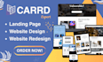 design carrd website carrd landing page redesign carrd website