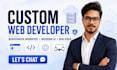 create a fast, responsive, and modern custom website