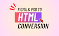convert PSD to HTML and PDF to HTML