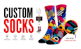 create custom socks design with print ready artwork