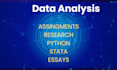 do assignments using stata,python,spss,gpower