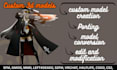 edit, port, or create custom sfm model, tf2 model, mmd model, gmod playermodel