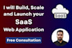 build, scale, launch your saas web application