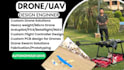 design manufacture custom uavs, vtol, quadcopter and 3d printable drones