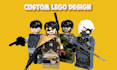 create a custom 3d lego model lego design, bricklink studio with instrcutions