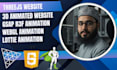 build threejs website, 3d animation website, webgl, gsap, 3d webflow animation