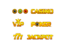 do minimalist poker logo and poker chip design