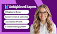 setup gohighlevel funnels, websites, and landing pages