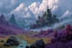 draw fantasy concept landscape illustrations