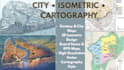 design fantasy map, vector map illustration city map, cartography, isometric map