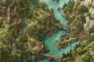 draw fantasy map illustration