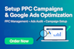 setup PPC campaigns ads optimization PPC management ads audit google ads