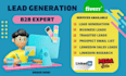 build valid email database, b2b lead generation of any industry