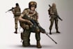 draw 2d game art military character design