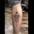 create sleeve tattoo design in geometric style