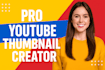 create high earning youtube video thumbnail design