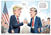 draw political cartoon and comic