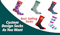 make a custom and pattern socks design