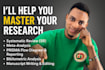 do precise meta analysis, systematic review and manuscript
