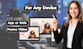 create a custom app promo, website, saas promo video