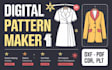 make sewing pattern, pattern grading for apparel and clo3d