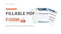 design a professional fillable PDF form