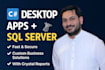 develop professional desktop applications with sql server