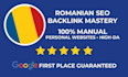 create backlink romania seo mastery from personal high da websites