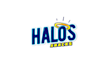 design unique halos snacks logo