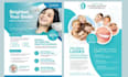design a modern dental flyer for dentists and clinics
