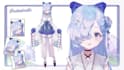 design v tuber model, v tuber anime v tuber commission live2d rigging for stream
