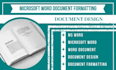 do ms word, microsoft word document formatting and design
