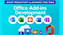develop microsoft office addins, powerpoint addins, excel addin, word addins