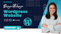 rebuild and redesign wordpress website with elementor