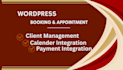 design wordpress appointment booking website using amelia plugin