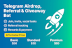 create telegram airdrop bot