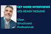 rewrite your CV or resume for ats and senior roles