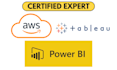 create powerbi dashboards, tableau dashboards, sql analysis, API etl, aws python