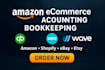 expertly do amazon ecommerce accounting bookkeeping on quickbooks xero wave