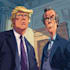 create a funny political cartoon for you