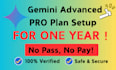 quickly set up your one year gemini advanced subscription