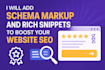 add schema markup and rich snippets to boost your website SEO