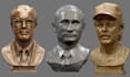 create realistic 3d head sculpture model character figure status for 3d printing