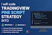 code tradingview pinescript strategy into mt4, mt5, ninjatrader