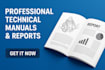 professionally write your technical repport, manuals