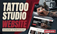build a unique and creative tattoo studio website