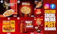 create canva social media post design and social media manager
