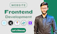 develop frontend in next js, react js, vite, tailwind css